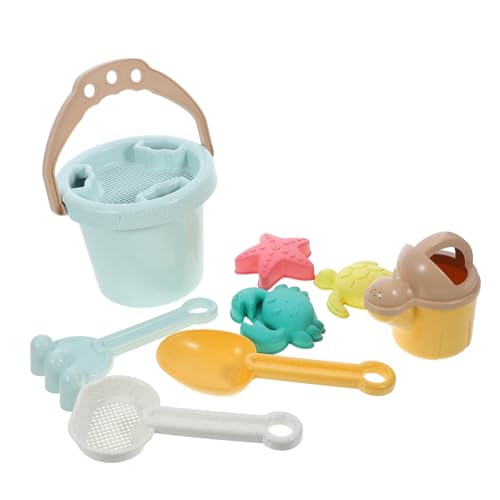 LRXIYODE 1Satz Teiliges Strandspielzeug Sandformen Eimer Und Gießkanne Sandkasten Und Am Strand Farbenfrohes Design von LRXIYODE