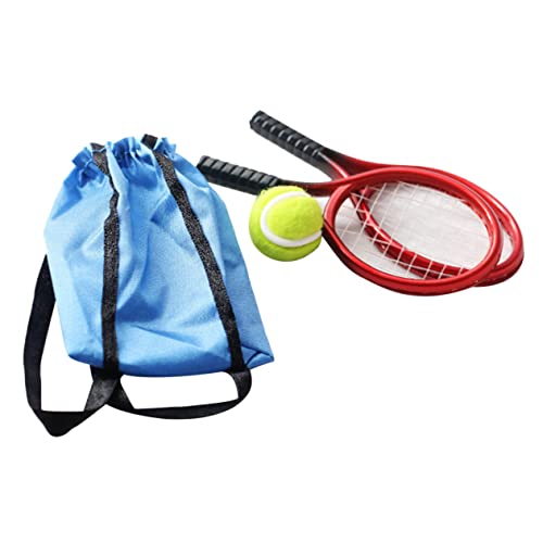 LRXIYODE 1Satz Tennisschläger Teiliges Zubehör Für Puppenhaus Und Mini Landschaften Dekorative Mini Tennisschläger Für Schlafzimmer Und Esszimmer Im Miniaturformat von LRXIYODE