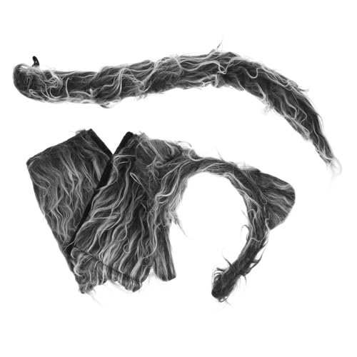 LRXIYODE 1Satz Wolf Kostüm für Teilig mit Stirnband und Handschuhen Tierkostümzubehör für Halloween und Cosplay für Kostümpartys und Rollenspiele LRXIYODE 1Satz Wolf Kostüm für Teilig mit Stirnband und Handschuhen Tierkostümzubehör für Halloween und Cosplay für Kostümpartys und Rollenspiele von LRXIYODE