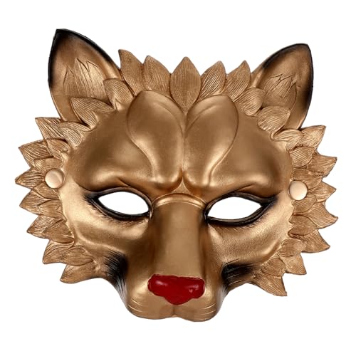 LRXIYODE 1Stück Lustige Löwenmaske Für Halloween Cosplay Maske Für Tanzparty Und Maskerade Goldene Löwenkopf Dekoration Für Kostümpartys Und Feste LRXIYODE 1Stück Lustige Löwenmaske Für Halloween Cosplay Maske Für Tanzparty Und Maskerade Goldene Löwenkopf Dekoration Für Kostümpartys Und Feste von LRXIYODE