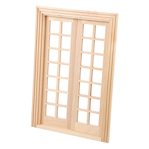 LRXIYODE 1Stück Maßstab DIY Mini Tür Doppeltür Modell für Kreative Miniaturszenen für Puppenhaus Enthusiasten LRXIYODE 1Stück Maßstab DIY Mini Tür Doppeltür Modell für Kreative Miniaturszenen für Puppenhaus Enthusiasten von LRXIYODE