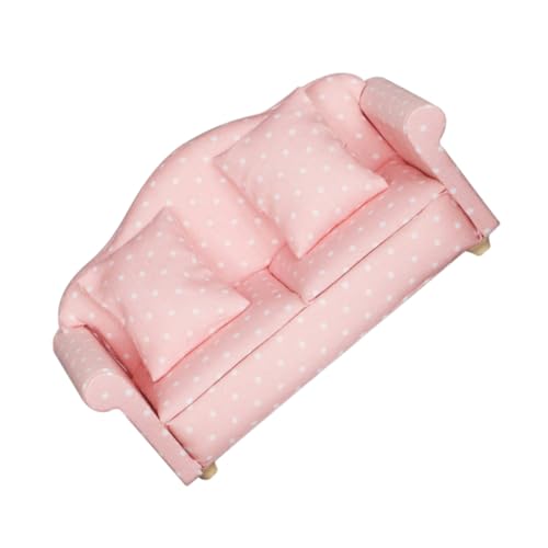LRXIYODE 1Stück Miniatursofa Mit Dekoratives Puppenhausmöbel Für Desktop Ornament Und Spielhaus Zubehör Bequem Kissen LRXIYODE 1Stück Miniatursofa Mit Dekoratives Puppenhausmöbel Für Desktop Ornament Und Spielhaus Zubehör Bequem Kissen von LRXIYODE