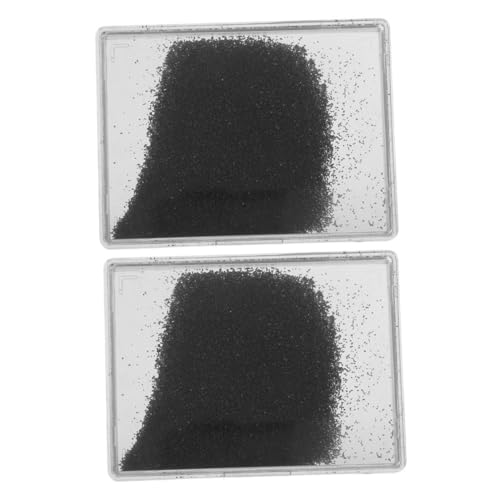LRXIYODE 2 Boxen Eisenpulverboxen für Magnetische Feldversuche Wissenschaftliche Instrumente zur Visualisierung von Magnetfeldern und Elektromagnetismus im Unterricht von LRXIYODE