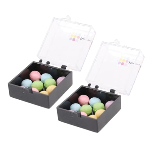 LRXIYODE 2 Boxen Kunststoff Miniatur Dessert Modell Gefälschte Macaron Modell Mini Puppenhaus Lebensmittel Dessert LRXIYODE 2 Boxen Kunststoff Miniatur Dessert Modell Gefälschte Macaron Modell Mini Puppenhaus Lebensmittel Dessert von LRXIYODE