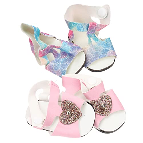 LRXIYODE 2 Paare Mini Puppenschuhe für Puppen Kreative Dekorative Sommer Schuhe Strapazierfähige Kunststoff dollschuhe für DIY Handliche Accessoires LRXIYODE 2 Paare Mini Puppenschuhe für Puppen Kreative Dekorative Sommer Schuhe Strapazierfähige Kunststoff dollschuhe für DIY Handliche Accessoires von LRXIYODE