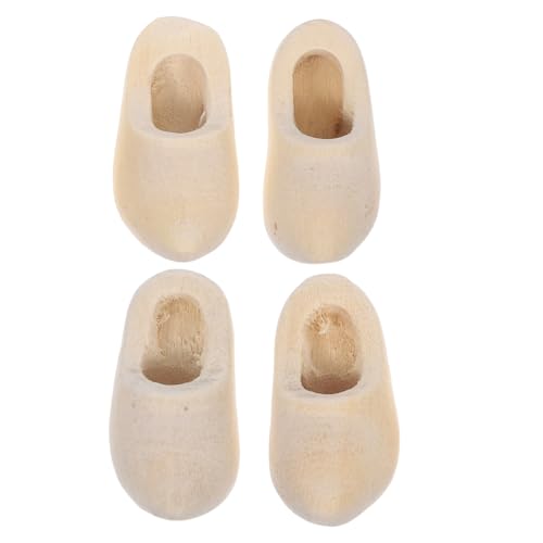 LRXIYODE 2 Paare Miniatur Holzschuhe aus Naturbelassenem Holz Leere Dekorative Klompen für Puppenhaus Mini Holzschuhe DIY Bastelset Deko Zubehör LRXIYODE 2 Paare Miniatur Holzschuhe aus Naturbelassenem Holz Leere Dekorative Klompen für Puppenhaus Mini Holzschuhe DIY Bastelset Deko Zubehör von LRXIYODE