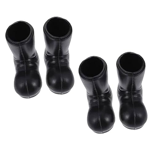 LRXIYODE 2 Pairs Weihnachten Miniatur Schuhe Mini Weihnachten Schuhe Schwarz Boot Miniatur Schuhe Figuren Kunststoff LRXIYODE 2 Pairs Weihnachten Miniatur Schuhe Mini Weihnachten Schuhe Schwarz Boot Miniatur Schuhe Figuren Kunststoff von LRXIYODE