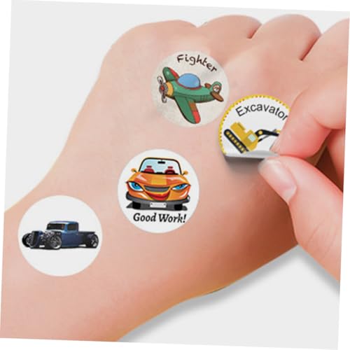LRXIYODE 2 Rollen Selbstklebende Belohnungssticker Fahrzeugmotive Kleine Aufkleber für Schule Lustige Sticker zum Belohnen und Dekorieren LRXIYODE 2 Rollen Selbstklebende Belohnungssticker Fahrzeugmotive Kleine Aufkleber für Schule Lustige Sticker zum Belohnen und Dekorieren von LRXIYODE