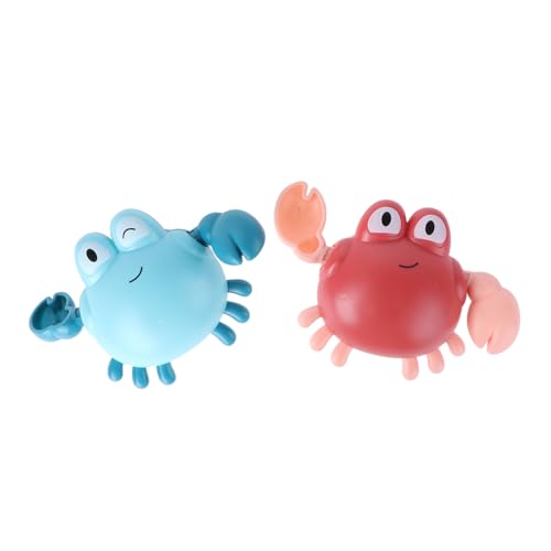 LRXIYODE 2 STÜCK Teiliges Badespielzeug Aufziehbare Krabbe Badewannenspielzeug Bunte Wasserspielzeug für Kleinkinder Duschen Sicher und Hautfreundlich Zufällige Farbe Zufällige Farbe von LRXIYODE