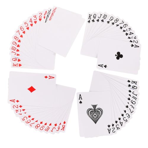 LRXIYODE 2 Sätze Blanko-pokerkarten Aus Papier Für DIY-wärmeübertragungskartenprojekte Unfertige Pokerkarten-sublimationskarten Einseitig Gestaltbar Vielseitig Einsetzbar Für Freizeit Und k von LRXIYODE