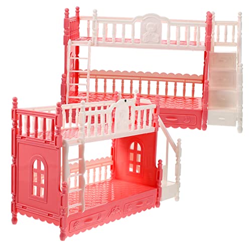 LRXIYODE 2 Sätze Etagenbett Für Puppen Miniatur-etagenbett Miniatur-Puppen-etagenbett Modell Mit Etagenbetten Für Mädchen Dekoratives Mini-hausbett Etagenbettmodell Plastik LRXIYODE 2 Sätze Etagenbett Für Puppen Miniatur-etagenbett Miniatur-Puppen-etagenbett Modell Mit Etagenbetten Für Mädchen Dekoratives Mini-hausbett Etagenbettmodell Plastik von LRXIYODE