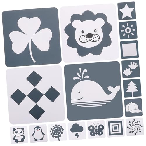 LRXIYODE 2 Sätze Frühe Lernkarten Kontrastreiches Babyspielzeug Visuelle Stimulationskarten -lernspielzeug Spielzeugkarten Für Neugeborene Karteikarten Für Babys Flash -Karten Papier LRXIYODE 2 Sätze Frühe Lernkarten Kontrastreiches Babyspielzeug Visuelle Stimulationskarten -lernspielzeug Spielzeugkarten Für Neugeborene Karteikarten Für Babys Flash -Karten Papier von LRXIYODE