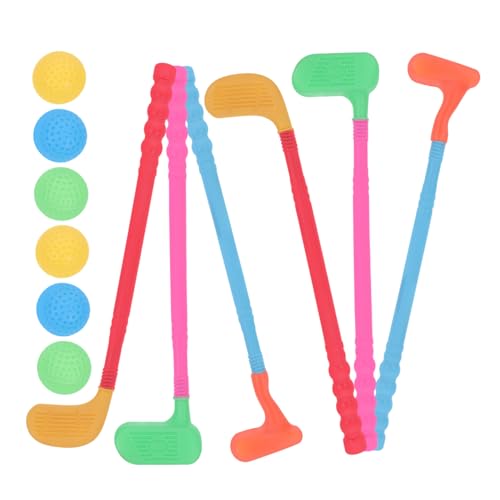 LRXIYODE 2 Sätze Golfspielzeug aus Kunststoff Leichtes Indoor Outdoor Golf Set für Vorschulkinder Interaktive Eltern Junge Mädchen Sportspiele Schläger Bälle Zufällige Zufällige Farbe LRXIYODE 2 Sätze Golfspielzeug aus Kunststoff Leichtes Indoor Outdoor Golf Set für Vorschulkinder Interaktive Eltern Junge Mädchen Sportspiele Schläger Bälle Zufällige Zufällige Farbe von LRXIYODE