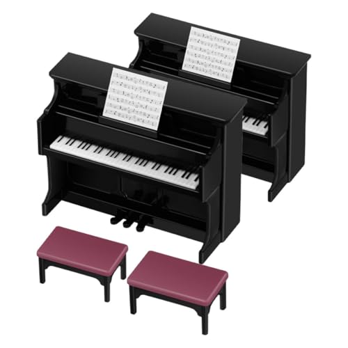 LRXIYODE 2 Sätze Kinderspielzeug kinderzimmer Musikalisches für mini Klavier Klavier Set Mini-Puppenhausklavier Mini-Klavier Plastik Black LRXIYODE 2 Sätze Kinderspielzeug kinderzimmer Musikalisches für mini Klavier Klavier Set Mini-Puppenhausklavier Mini-Klavier Plastik Black von LRXIYODE