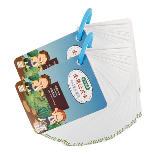 LRXIYODE 2 Sätze Lernkarten Mathematikformeln für Klasse Interaktive Flashcards zur Frühkindlichen Bildung Robustes Spielerisch Rechnen Lernen Jungen Mädchen von LRXIYODE