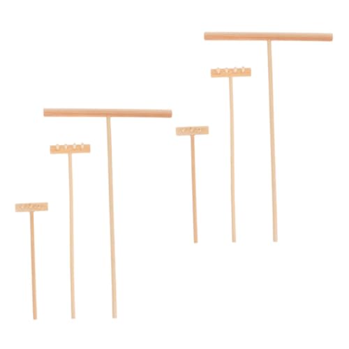 LRXIYODE 2 Sätze Mini Garten Sandharken aus Natürlichem Holz Krallen Stressabbauende Mini Gartenzubehör für Sandtische und Mikro Landschaftsdekoration als und Schreibtischdeko LRXIYODE 2 Sätze Mini Garten Sandharken aus Natürlichem Holz Krallen Stressabbauende Mini Gartenzubehör für Sandtische und Mikro Landschaftsdekoration als und Schreibtischdeko von LRXIYODE