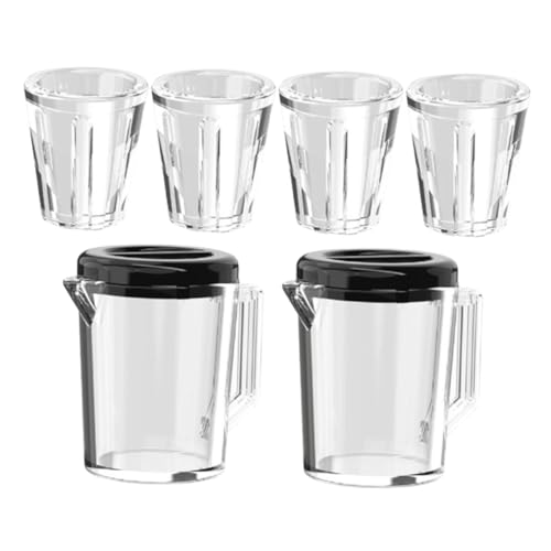LRXIYODE 2 Sätze Puppenhaus-Wasserkocher wasserflasche DIY-Kohlemodell Puppenhaus Zubehör vielfalt für Porzellan Mini-Puppen-Weingläser Puppenhaus-Weingläser Plastik Transparent LRXIYODE 2 Sätze Puppenhaus-Wasserkocher wasserflasche DIY-Kohlemodell Puppenhaus Zubehör vielfalt für Porzellan Mini-Puppen-Weingläser Puppenhaus-Weingläser Plastik Transparent von LRXIYODE