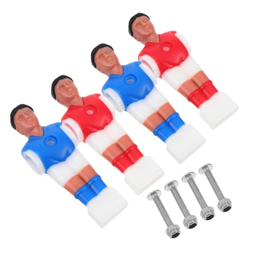 LRXIYODE 2 Sätze Tischfußball Spieler Figuren Realistische Platzsparende Foosball Ersatzteile aus Kunststoff Für Präzise Kontrolle und Teamspiele bei Partys Büro Kompatibel mit Tischkicker von LRXIYODE