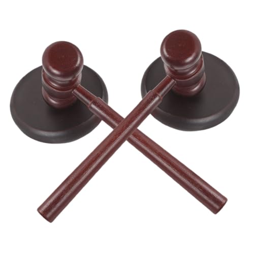 LRXIYODE 2 Satz -richterhammer Auktionspaddel Gesetzeskostüm Anwaltshammer Richter-Anwalt-kostüm Anwaltstool Richter Kostümzubehör Mimi Richterhammer Prop-Hammer Holz Light Brown LRXIYODE 2 Satz -richterhammer Auktionspaddel Gesetzeskostüm Anwaltshammer Richter-Anwalt-kostüm Anwaltstool Richter Kostümzubehör Mimi Richterhammer Prop-Hammer Holz Light Brown von LRXIYODE