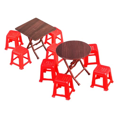 LRXIYODE 2 Set Miniatur Dollhouse Gartenhocker Und Miniatur -plastikstühle Für Dollhouse Tischstuhl Und Miniaturlandschaftsdekoration LRXIYODE 2 Set Miniatur Dollhouse Gartenhocker Und Miniatur -plastikstühle Für Dollhouse Tischstuhl Und Miniaturlandschaftsdekoration von LRXIYODE