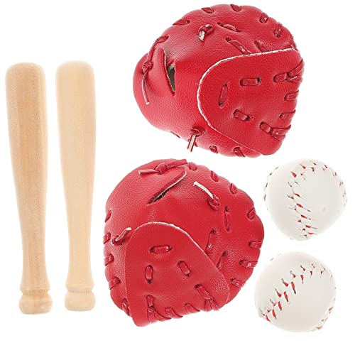LRXIYODE 2 Sets Baseball Bat Handschuh Außerhalb Fäustlinge Mini Sport Pretend Miniatur Sport Mini Baseball Bat Holz LRXIYODE 2 Sets Baseball Bat Handschuh Außerhalb Fäustlinge Mini Sport Pretend Miniatur Sport Mini Baseball Bat Holz von LRXIYODE