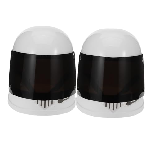LRXIYODE 2 Stück Astronauten Helm aus Kunststoff Leichter Helm für Geburtstagsfeiern Karneval Rollenspiele und Halloween Kostüme Fördert Kreativität und Fantasievolles LRXIYODE 2 Stück Astronauten Helm aus Kunststoff Leichter Helm für Geburtstagsfeiern Karneval Rollenspiele und Halloween Kostüme Fördert Kreativität und Fantasievolles von LRXIYODE