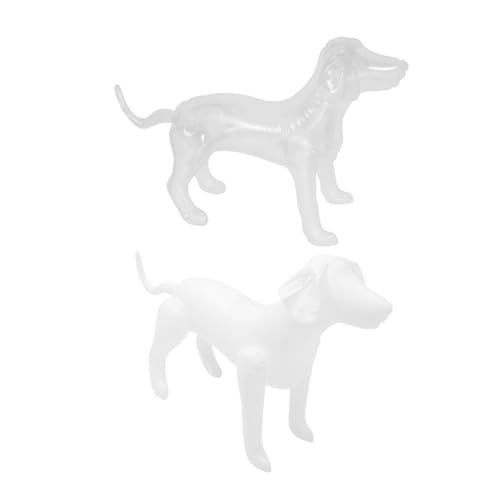 LRXIYODE 2stücke Aufblasbare Hundeschaufensterpuppe Weißes Pvc-hundemodell Für Haustierkleidungspresentierung Realistische Tierfigur Für Laden Dekoration Und Welpen Schneiderpuppe LRXIYODE 2stücke Aufblasbare Hundeschaufensterpuppe Weißes Pvc-hundemodell Für Haustierkleidungspresentierung Realistische Tierfigur Für Laden Dekoration Und Welpen Schneiderpuppe von LRXIYODE