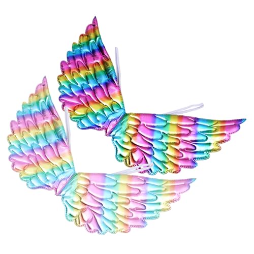 LRXIYODE 2 Stück Bunte Einhornflügel Teilig Halloween Cosplay Party Zubehör Leichte Farbenfrohe Flügel für Karneval Kreative Foto Requisiten Geeignet für Kostüm und Mottoparty LRXIYODE 2 Stück Bunte Einhornflügel Teilig Halloween Cosplay Party Zubehör Leichte Farbenfrohe Flügel für Karneval Kreative Foto Requisiten Geeignet für Kostüm und Mottoparty von LRXIYODE