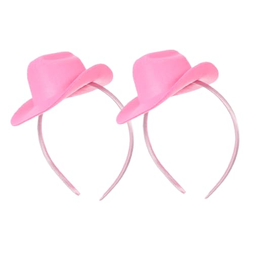 LRXIYODE 2 Stück Cowgirl Hut Haarreif Kopfband Damen Mädchen Western Kostüm Accessoire für Party Junggesellinnenabschied Karneval LRXIYODE 2 Stück Cowgirl Hut Haarreif Kopfband Damen Mädchen Western Kostüm Accessoire für Party Junggesellinnenabschied Karneval von LRXIYODE