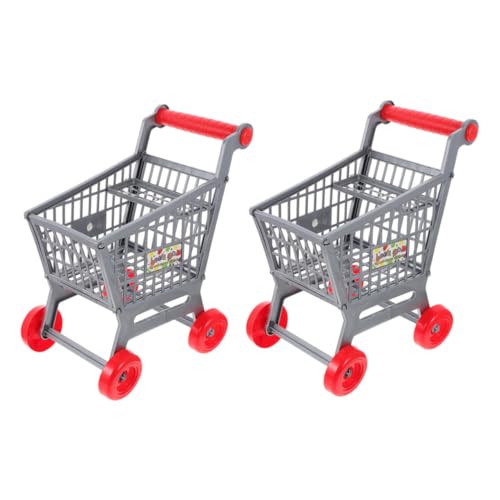 LRXIYODE 2 Stück Einkaufswagen Realistische Simulation Glatte Kanten für Sichere Handhabung Leicht zu Schieben Teppich und Hartboden Rollenspiel für Mädchen und Jungen LRXIYODE 2 Stück Einkaufswagen Realistische Simulation Glatte Kanten für Sichere Handhabung Leicht zu Schieben Teppich und Hartboden Rollenspiel für Mädchen und Jungen von LRXIYODE