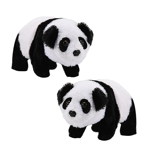LRXIYODE 2 Stück Elektrisches Plüsch Panda Musikspielzeug mit Bewegung und Geräuschen Interaktives Kuscheltier für Fördert Krabbeln Interaktion LRXIYODE 2 Stück Elektrisches Plüsch Panda Musikspielzeug mit Bewegung und Geräuschen Interaktives Kuscheltier für Fördert Krabbeln Interaktion von LRXIYODE