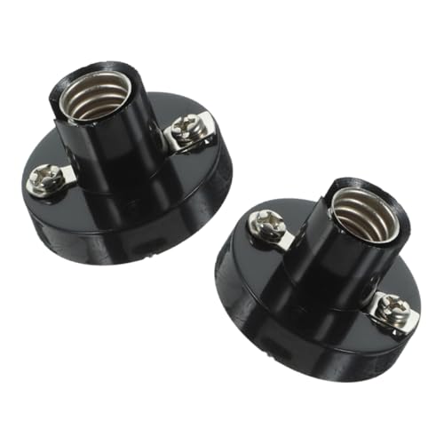 LRXIYODE 2 Stück Flat -Scheinwerferhalter Glühbirnenfassung Lampenersatzfassung Lampenzubehör Ersatzlampenbuchse Schraubenlampenbirnenlampenlampenhalter Sockel Lampenfassung Legierung Black LRXIYODE 2 Stück Flat -Scheinwerferhalter Glühbirnenfassung Lampenersatzfassung Lampenzubehör Ersatzlampenbuchse Schraubenlampenbirnenlampenlampenhalter Sockel Lampenfassung Legierung Black von LRXIYODE