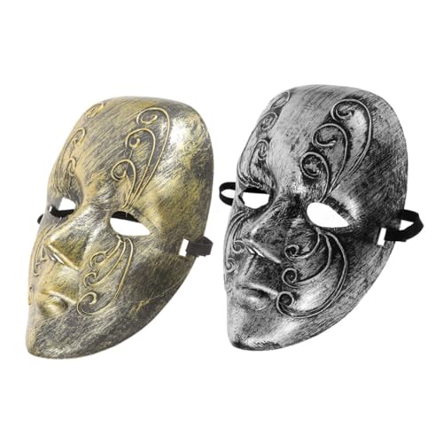 LRXIYODE 2 Stück Halloween-maske Maskerademaske Vollgesichts-kostümmaske Halloween -masken Halloween-vintage-maske Fotografie Prop Maske Vintage Venezianische Masken Vintage-masken Plastik LRXIYODE 2 Stück Halloween-maske Maskerademaske Vollgesichts-kostümmaske Halloween -masken Halloween-vintage-maske Fotografie Prop Maske Vintage Venezianische Masken Vintage-masken Plastik von LRXIYODE