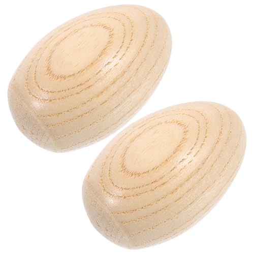 LRXIYODE 2 Stück Holz Ei Maracas Musikinstrument für Rasseln für Kreative Bastelprojekte Pädagogisches Klangspielzeug für Mädchen und Jungen LRXIYODE 2 Stück Holz Ei Maracas Musikinstrument für Rasseln für Kreative Bastelprojekte Pädagogisches Klangspielzeug für Mädchen und Jungen von LRXIYODE
