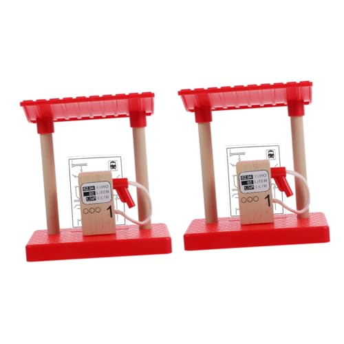 LRXIYODE 2 Stück Holz Eisenbahn Zubehör Gasstations Holz für Sicher und Kreativ Fördert Feinmotorik und Fantasie Geeignet für Spielbahn und Lernumgebungen LRXIYODE 2 Stück Holz Eisenbahn Zubehör Gasstations Holz für Sicher und Kreativ Fördert Feinmotorik und Fantasie Geeignet für Spielbahn und Lernumgebungen von LRXIYODE