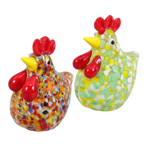 LRXIYODE 2 Stück Küken-ornament Hühnerfiguren Wohnkultur Hühnchen-küchendekoration Hahnfiguren Mini-hühnerfiguren Niedliche Desktop-hühnerfigur Hahn Küche Hühnerstatue Hahn Figur Glas LRXIYODE 2 Stück Küken-ornament Hühnerfiguren Wohnkultur Hühnchen-küchendekoration Hahnfiguren Mini-hühnerfiguren Niedliche Desktop-hühnerfigur Hahn Küche Hühnerstatue Hahn Figur Glas von LRXIYODE