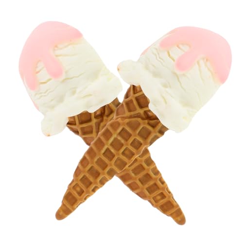 LRXIYODE 2 Stück Künstliche Eiscreme Realistisches Modell für Fotografie und Party Dekoration Lifelike Eistüten für Schaufenster und Verkaufsförderung LRXIYODE 2 Stück Künstliche Eiscreme Realistisches Modell für Fotografie und Party Dekoration Lifelike Eistüten für Schaufenster und Verkaufsförderung von LRXIYODE