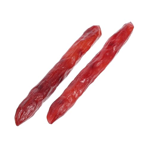 LRXIYODE 2 Stück Künstliche Wurst Realistische Lebensmittelattrappe für Spielküche und Dekoration Lebensnahe Imitation für Filmrequisiten und Sausageshops LRXIYODE 2 Stück Künstliche Wurst Realistische Lebensmittelattrappe für Spielküche und Dekoration Lebensnahe Imitation für Filmrequisiten und Sausageshops von LRXIYODE