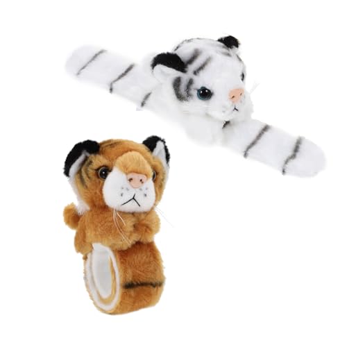 LRXIYODE 2 Stück Kuscheliges Verstellbares Plüsch Schnapparmband Dschungel Tiger Lustiges Kinderarmband für Geburtstagsparty Leicht und Bequem als und Partydekoration LRXIYODE 2 Stück Kuscheliges Verstellbares Plüsch Schnapparmband Dschungel Tiger Lustiges Kinderarmband für Geburtstagsparty Leicht und Bequem als und Partydekoration von LRXIYODE
