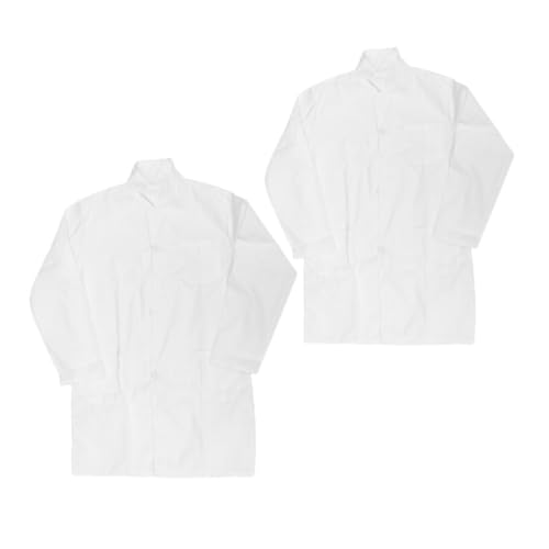LRXIYODE 2 Stück Laborkittel Baumwolle Waschbar Wissenschaftler Kostüm für Jungen und Mädchen Leichtes Material Unisex Labormantel für Rollenspiele und Partys Xl und Komfortabel und LRXIYODE 2 Stück Laborkittel Baumwolle Waschbar Wissenschaftler Kostüm für Jungen und Mädchen Leichtes Material Unisex Labormantel für Rollenspiele und Partys Xl und Komfortabel und von LRXIYODE