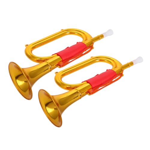 LRXIYODE 2 Stück Laden Sie Requisiten Auf Kindertrompete Blashorn-geräuschmacher Trompete Musikinstrument Trompete Partygebläse Krachmacher Party-Horn Golden Plastik LRXIYODE 2 Stück Laden Sie Requisiten Auf Kindertrompete Blashorn-geräuschmacher Trompete Musikinstrument Trompete Partygebläse Krachmacher Party-Horn Golden Plastik von LRXIYODE