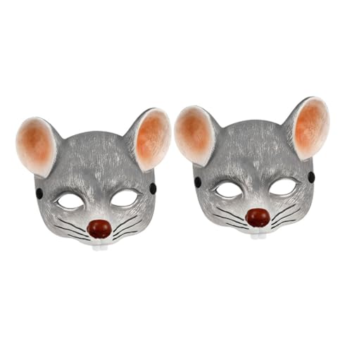 LRXIYODE 2 Stück Mausmaske D Maske Halloween Honstration Halloween wirft maske realistische maske Cosplay-Maskenparty Rattenkopfmaske -Gesichtsmaske PU-Schaum Light Grey LRXIYODE 2 Stück Mausmaske D Maske Halloween Honstration Halloween wirft maske realistische maske Cosplay-Maskenparty Rattenkopfmaske -Gesichtsmaske PU-Schaum Light Grey von LRXIYODE