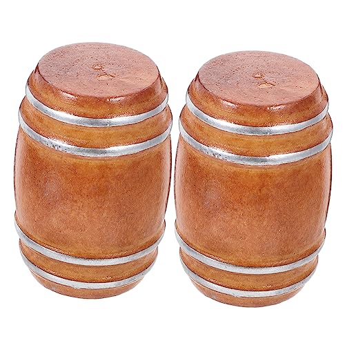 LRXIYODE 2 Stück Mini Holzfass Pack Miniatur Fässer für Puppenhaus Zubehör DIY Mini Szene Dekoration für Sammler und Miniatur Enthusiasten LRXIYODE 2 Stück Mini Holzfass Pack Miniatur Fässer für Puppenhaus Zubehör DIY Mini Szene Dekoration für Sammler und Miniatur Enthusiasten von LRXIYODE