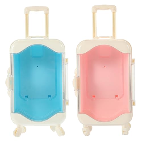LRXIYODE 2 Stück Mini-Koffer aufbewahrungsboxen für reisekoff spielzeuge travel Box kleine Hausdekoration Miniatur-Zubehör Mini-Hausverzierung Plastik LRXIYODE 2 Stück Mini-Koffer aufbewahrungsboxen für reisekoff spielzeuge travel Box kleine Hausdekoration Miniatur-Zubehör Mini-Hausverzierung Plastik von LRXIYODE