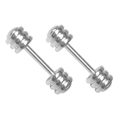 LRXIYODE 2 Stück Mini Metall Hantel Modell Miniatur Trainingsgerät Figur Deko für Puppenhaus Fitnessraum Wohnzimmer Zubehör LRXIYODE 2 Stück Mini Metall Hantel Modell Miniatur Trainingsgerät Figur Deko für Puppenhaus Fitnessraum Wohnzimmer Zubehör von LRXIYODE