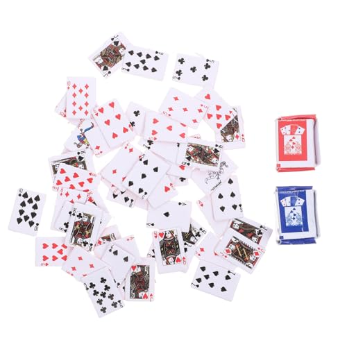 LRXIYODE 2 Stück Mini-Pokerkarte aus Papier kinderspiele Spiele العاب الاطفال brettspiel saufspiele für Erwachsene Brettspiel-Poker Kartenspiel kreative Pokerkarten LRXIYODE 2 Stück Mini-Pokerkarte aus Papier kinderspiele Spiele العاب الاطفال brettspiel saufspiele für Erwachsene Brettspiel-Poker Kartenspiel kreative Pokerkarten von LRXIYODE