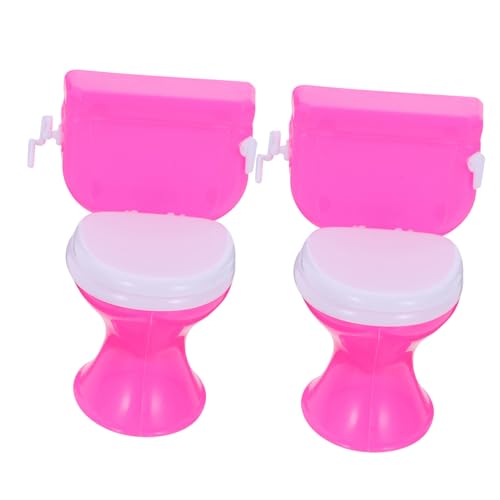 LRXIYODE 2 Stück Miniatur Puppenhaus Toilette aus Hochwertigem Interaktives mit Abgerundeten Kanten Kindersicheres Badezimmermöbel für Jungen und Mädchen als Zufällige Zufällige Farbe LRXIYODE 2 Stück Miniatur Puppenhaus Toilette aus Hochwertigem Interaktives mit Abgerundeten Kanten Kindersicheres Badezimmermöbel für Jungen und Mädchen als Zufällige Zufällige Farbe von LRXIYODE