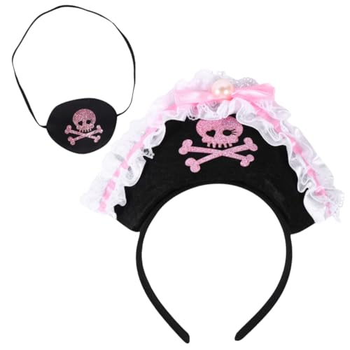 LRXIYODE 2 Stück Piraten Haarband mit Augenklappe Teiliges Karneval Stirnband für Halloween Kostüm Zubehör Umweltfreundlich Vielseitig Einsetzbar für Jugendliche LRXIYODE 2 Stück Piraten Haarband mit Augenklappe Teiliges Karneval Stirnband für Halloween Kostüm Zubehör Umweltfreundlich Vielseitig Einsetzbar für Jugendliche von LRXIYODE