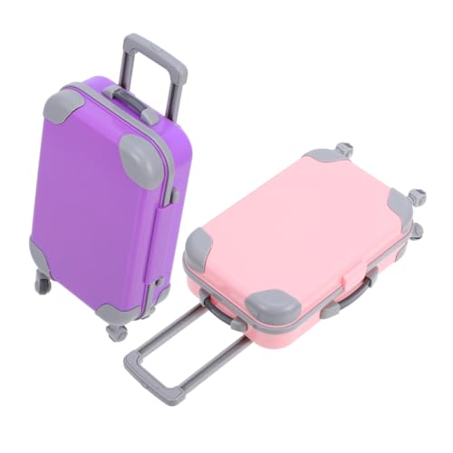 LRXIYODE 2stücke Miniatur Koffer Für Puppen Leichtes Reisegepäck Und Helllila Zubehör Für Puppenhaus Und Kreative Spielwelten Charmantes Design Für Kleine Abenteurer LRXIYODE 2stücke Miniatur Koffer Für Puppen Leichtes Reisegepäck Und Helllila Zubehör Für Puppenhaus Und Kreative Spielwelten Charmantes Design Für Kleine Abenteurer von LRXIYODE