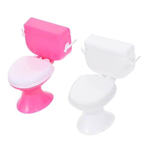 LRXIYODE 2 Stück Puppentoilette Kinderspielzeug Nachahmungsspielzeug Interessantes Kinderspielzeug Simulierter Toilettenhocker Kognitives Spielhausspielzeug Toilettenhocker LRXIYODE 2 Stück Puppentoilette Kinderspielzeug Nachahmungsspielzeug Interessantes Kinderspielzeug Simulierter Toilettenhocker Kognitives Spielhausspielzeug Toilettenhocker von LRXIYODE